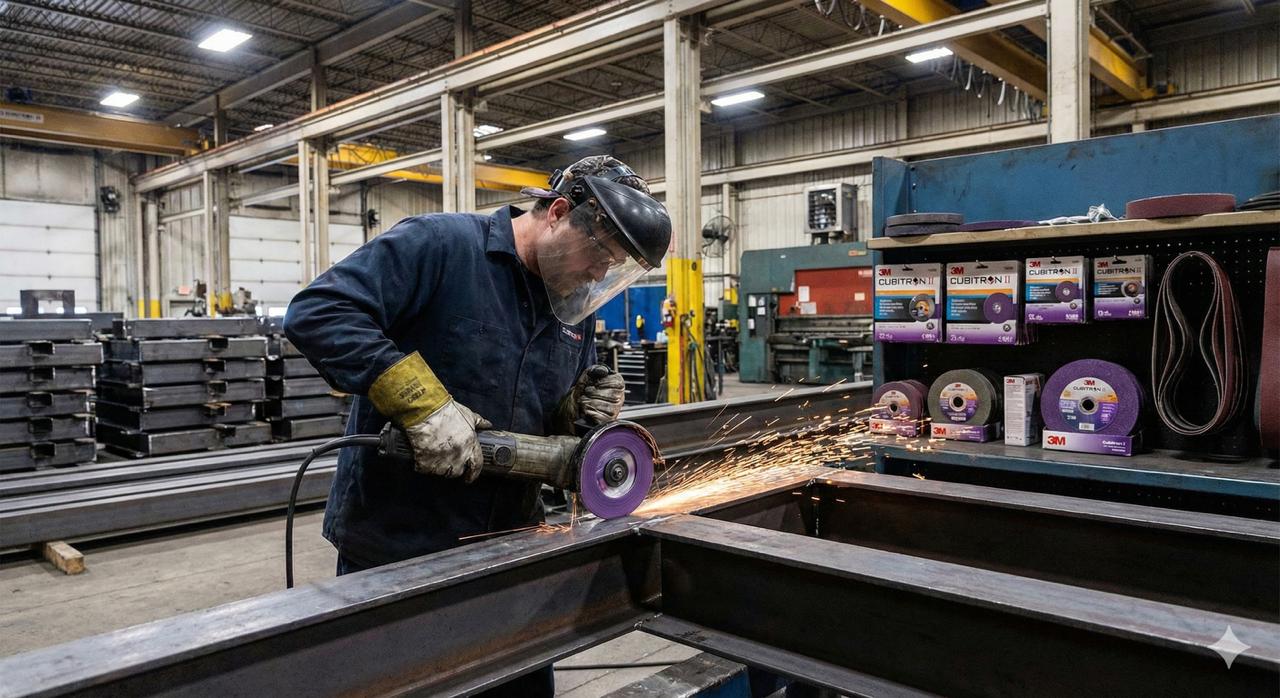 Proses Pemotongan Dan Penggerindaan dalam Pengolahan Logam (Metalworking) Menggunakan 3M Cubitron II 